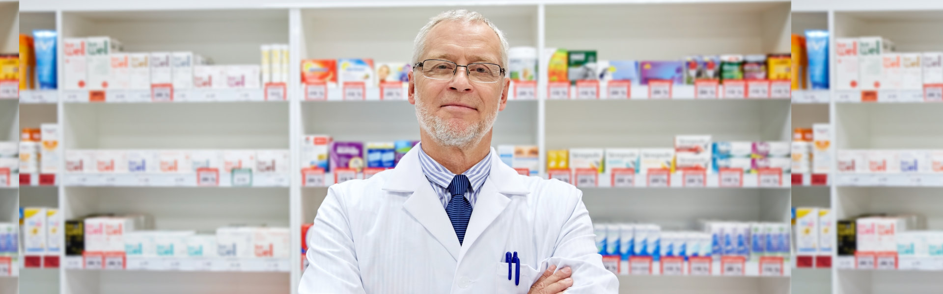 pharmacist posing